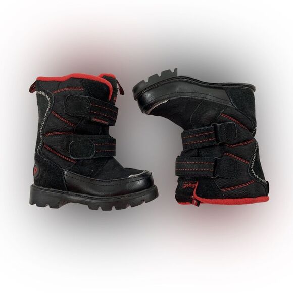 Pediped Flex Cruz Kids Snow Boots 7.5-8 Black Waterproof Winter Unisex Warm - Picture 1 of 11